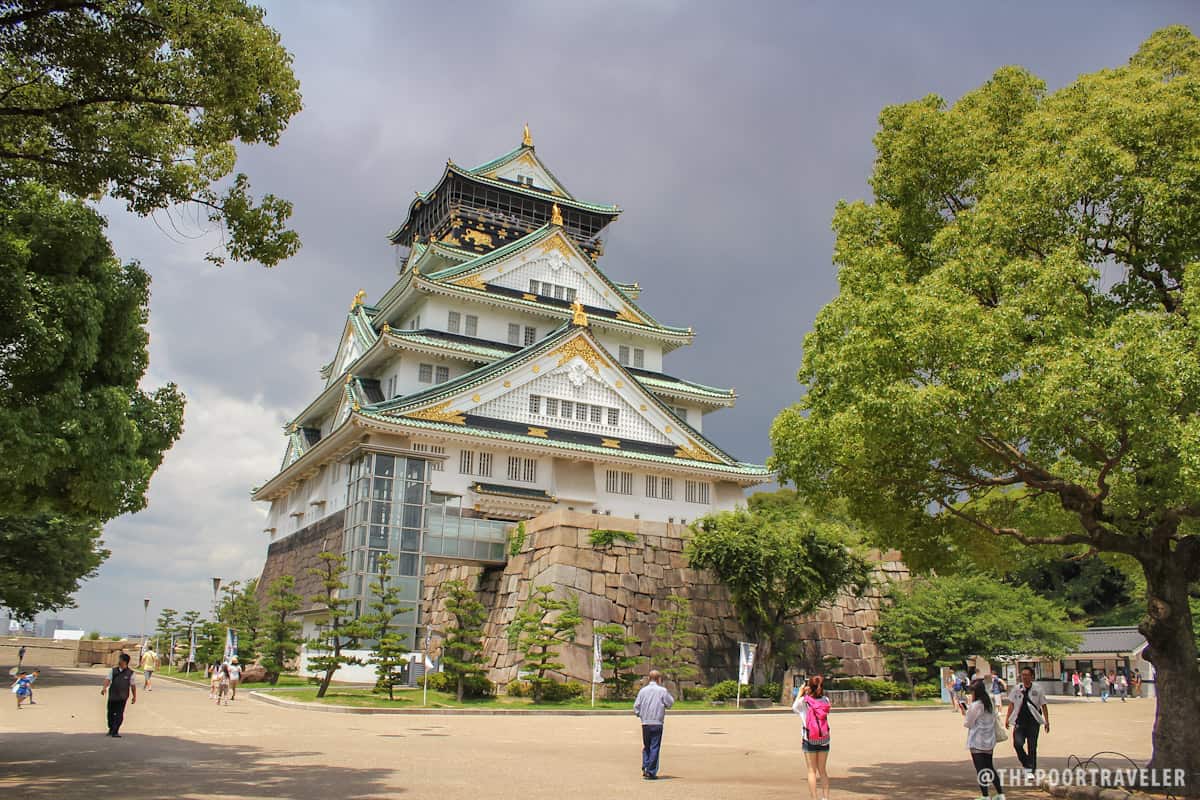 雄伟的大阪城堡(大阪城)
