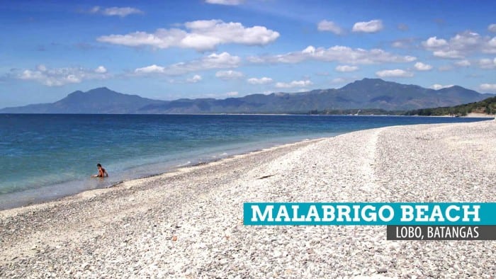马拉布里戈海滩:巴丹加斯Lobo的石头孤独