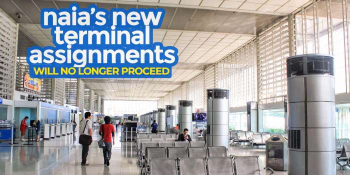 马尼拉机场：新的NAIA终端任务将不再继续