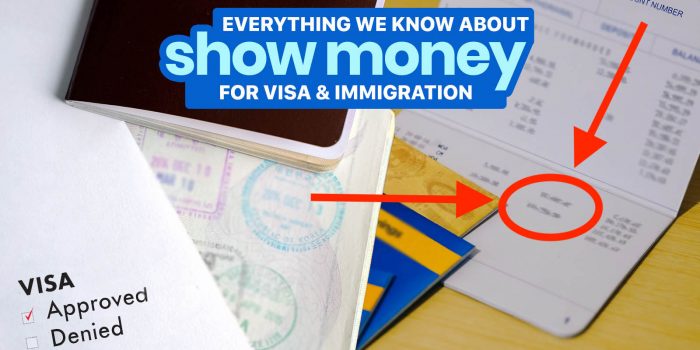 为签证申请和移民展示金钱:我们目前所知道的一切