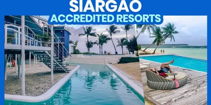 DOT认可的Siargao Hotels＆Resorts列表