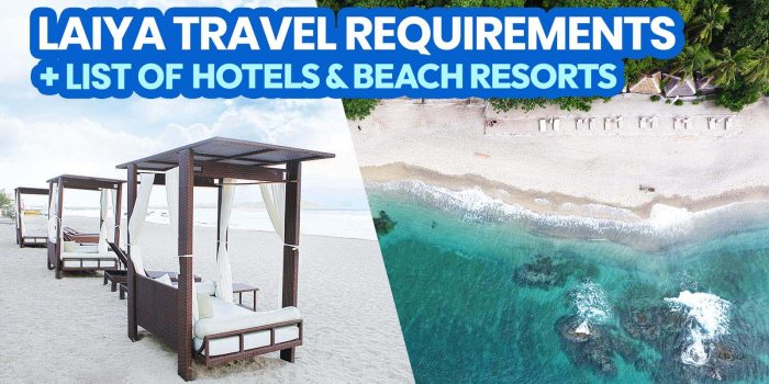 Laiya Beach Batangas旅行要求 +度假村清单