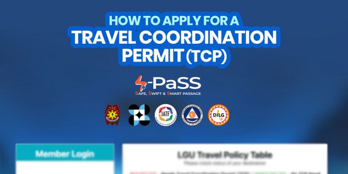如何获得S-PASS旅行协调许可证(TCP)