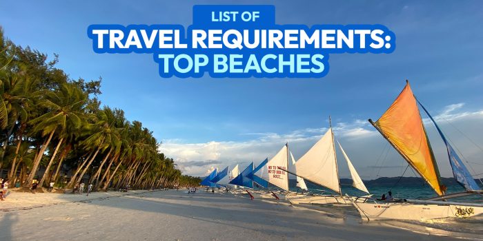 最佳海滩目的地的旅行要求清单！beplay体育手机官方（长滩岛，宿雾，巴拉望等）